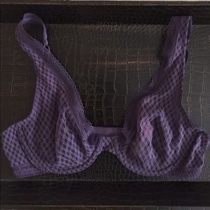 Victoria's Secret unlined Demi bra Purple NWT